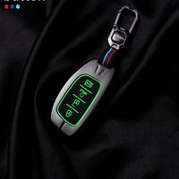 HYUNDAI | ZINC ALLOY + SILICONE CAR KEY CASE | FOR 4 BUTTON KEY