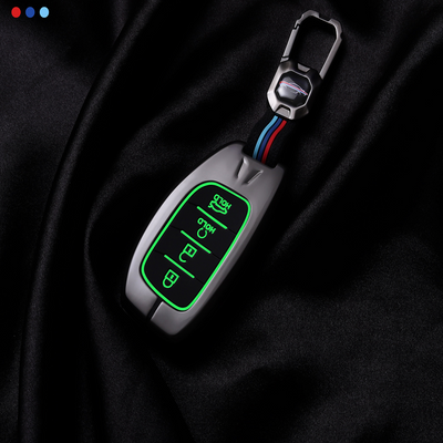 HYUNDAI | ZINC ALLOY + SILICONE CAR KEY CASE | FOR 5 BUTTON KEY