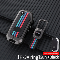 KIA | ZINC ALLOY + SILICONE CAR KEY CASE | FOR 3 BUTTON KEY