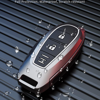 MARUTI SUZUKI | ZINC ALLOY + SILICONE CAR KEY CASE | FOR 3 BUTTON KEY