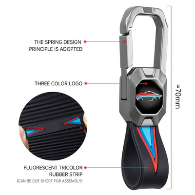 MARUTI SUZUKI | ZINC ALLOY + SILICONE CAR KEY CASE | FOR 3 BUTTON KEY