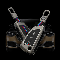 MG | ZINC ALLOY + SILICONE CAR KEY CASE | FOR 3 BUTTON KEY