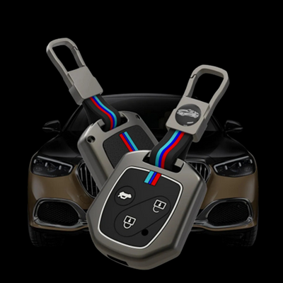 HONDA | ZINC ALLOY + SILICONE CAR KEY CASE | FOR 3 BUTTON KEY