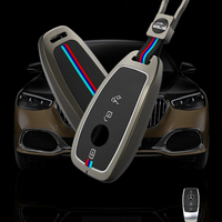 MERCEDES BENZ | ZINC ALLOY + SILICONE CAR KEY CASE | FOR 3 BUTTON KEY