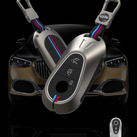 MERCEDES BENZ | ZINC ALLOY + SILICONE CAR KEY CASE | FOR 3 BUTTON KEY