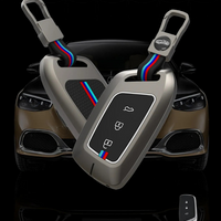 MG | ZINC ALLOY + SILICONE CAR KEY CASE | FOR 3 BUTTON KEY