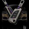 MG | ZINC ALLOY + SILICONE CAR KEY CASE | FOR 3 BUTTON KEY