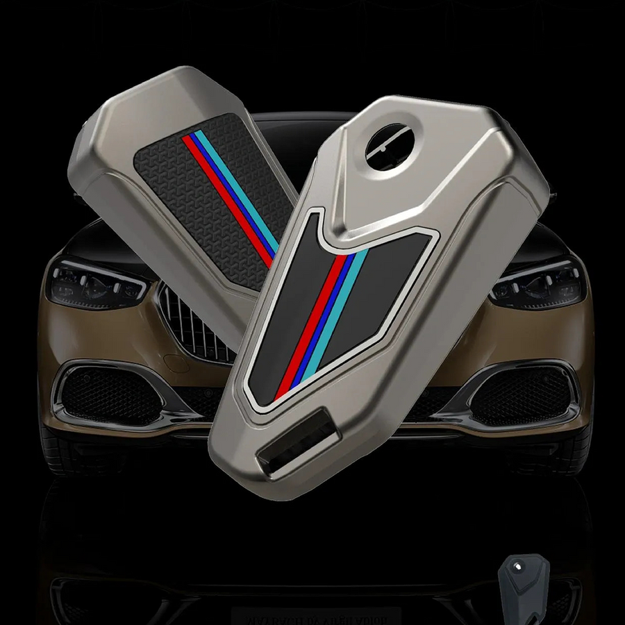 ZINC ALLOY + SILICONE BIKE KEY CASE