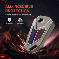 ZINC ALLOY + SILICONE BIKE KEY CASE