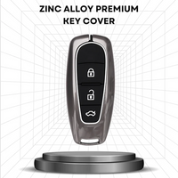 ZINC ALLOY + SILICONE CAR KEY CASE | FORD | FOR 3 BUTTON KEY
