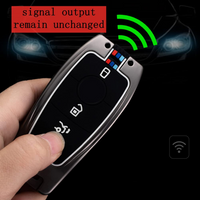 MERCEDES BENZ | ZINC ALLOY + SILICONE CAR KEY CASE | FOR 4 BUTTON KEY