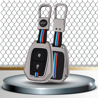 RENAULT | ZINC ALLOY + SILICONE CAR KEY CASE | FOR 2 BUTTON KEY