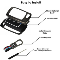 MARUTI SUZUKI | ZINC ALLOY + SILICONE CAR KEY CASE | 2 BUTTON KEY