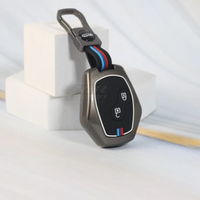 HONDA | ZINC ALLOY + SILICONE CAR KEY CASE | FOR 2 BUTTON KEY