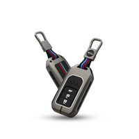HONDA | ZINC ALLOY + SILICONE CAR KEY CASE | FOR 3 BUTTON KEY