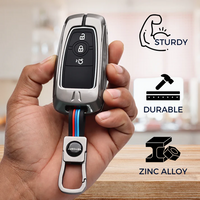 ZINC ALLOY + SILICONE CAR KEY CASE | FORD | FOR 3 BUTTON KEY