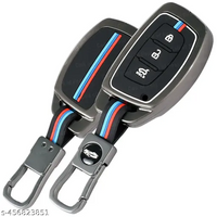 RENAULT | ZINC ALLOY + SILICONE CAR KEY CASE | FOR 3 BUTTON KEY