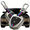 TOYOTA | ZINC ALLOY + SILICONE CAR KEY CASE | FOR 2 BUTTON KEY