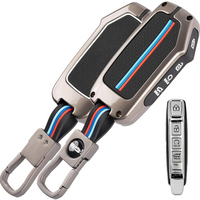 KIA | ZINC ALLOY + SILICONE CAR KEY CASE | FOR 4 BUTTON KEY