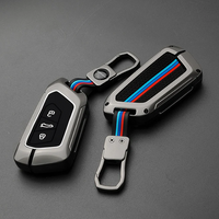 SKODA/VOLKSWAGEN | ZINC ALLOY + SILICONE CAR KEY CASE | FOR 3 BUTTON KEY