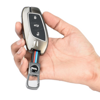 MG | ZINC ALLOY + SILICONE CAR KEY CASE | FOR 3 BUTTON KEY