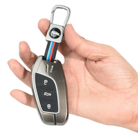 MG | ZINC ALLOY + SILICONE CAR KEY CASE | FOR 3 BUTTON KEY