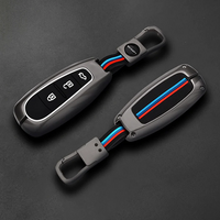 MARUTI SUZUKI | ZINC ALLOY + SILICONE CAR KEY CASE | 3 BUTTON KEY
