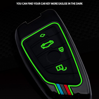 MARUTI SUZUKI | ZINC ALLOY + SILICONE CAR KEY CASE | FOR 3 BUTTON KEY