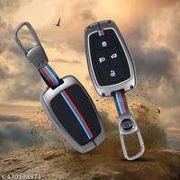 TATA | ZINC ALLOY + SILICONE CAR KEY CASE | FOR 4 BUTTON KEY