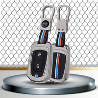 TATA | ZINC ALLOY + SILICONE CAR KEY CASE | FOR 2 BUTTON KEY