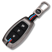 HYUNDAI | ZINC ALLOY + SILICONE CAR KEY CASE | FOR 3 BUTTON KEY