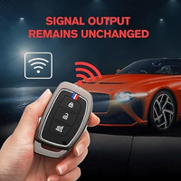 HYUNDAI | ZINC ALLOY + SILICONE CAR KEY CASE | FOR 3 BUTTON KEY