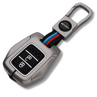 HONDA | ZINC ALLOY + SILICONE CAR KEY CASE | FOR 2 BUTTON KEY