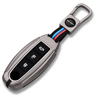 NISSAN | ZINC ALLOY + SILICONE CAR KEY CASE | FOR 3 BUTTON KEY