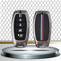 NISSAN | ZINC ALLOY + SILICONE CAR KEY CASE | FOR 4 BUTTON KEY