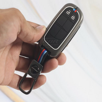 JEEP | ZINC ALLOY + SILICONE CAR KEY CASE | FOR 2 BUTTON KEY