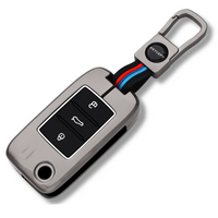 MG | ZINC ALLOY + SILICONE CAR KEY CASE | FOR 3 BUTTON KEY