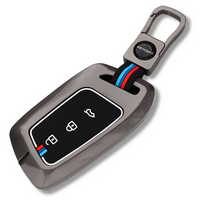 MG | ZINC ALLOY + SILICONE CAR KEY CASE | FOR 3 BUTTON KEY