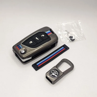 MG | ZINC ALLOY + SILICONE CAR KEY CASE | FOR 3 BUTTON KEY