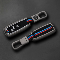 HONDA | ZINC ALLOY + SILICONE CAR KEY CASE | FOR 3 BUTTON KEY