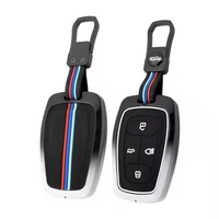 TATA | ZINC ALLOY + SILICONE CAR KEY CASE | FOR 4 BUTTON KEY