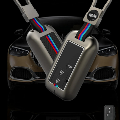 MARUTI SUZUKI | ZINC ALLOY + SILICONE CAR KEY CASE | 3 BUTTON KEY
