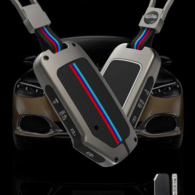 KIA | ZINC ALLOY + SILICONE CAR KEY CASE | FOR 4 BUTTON KEY