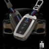 KIA | ZINC ALLOY + SILICONE CAR KEY CASE | FOR 4 BUTTON KEY
