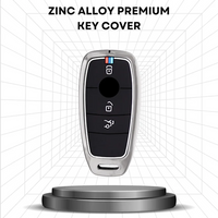 MERCEDES BENZ | ZINC ALLOY + SILICONE CAR KEY CASE | FOR 3 BUTTON KEY
