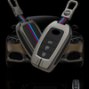 TOYOTA | ZINC ALLOY + SILICONE CAR KEY CASE | FOR 3 BUTTON KEY
