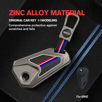 ZINC ALLOY + SILICONE BIKE KEY CASE