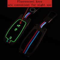 MERCEDES BENZ | ZINC ALLOY + SILICONE CAR KEY CASE | FOR 4 BUTTON KEY