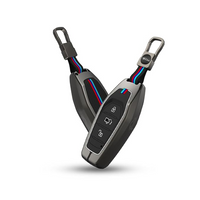 MAHINDRA | ZINC ALLOY + SILICONE CAR KEY CASE | FOR 3 BUTTON KEY