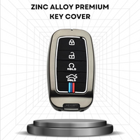 KIA | ZINC ALLOY + SILICONE CAR KEY CASE | FOR 4 BUTTON KEY